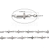 Tarnish Resistant 3.28 Feet 304 Stainless Steel Link Chains X-CHS-K001-68-5