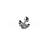 Angel Wing Heart 316L Surgical Stainless Steel Pave Cubic Zirconia Tongue Rings FS-WG901EE-04-1
