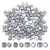 100Pcs 2 Styles 304 Stainless Steel Beads STAS-DC0017-28-1