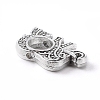 Tibetan Style Alloy Bead Frame LS-TIBE-WH0002-06AS-3