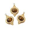 Natural Tiger Eye Pendants STAS-C111-56G-1