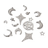 18Pcs 9 Styles 304 Stainless Steel Pendants STAS-TA0001-84-3