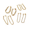 Chain Shape Dangle Stud Earring for Girl Women EJEW-JE04617-1