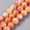 Natural Persian Jade Beads Strands G-H1625-6mm-PR11-1