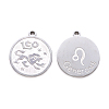 Non-Tarnish 201 Stainless Steel Pendants STAS-R106-07-2