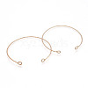 Brass Open Cuff Bangle Making KK-N258-01G-2