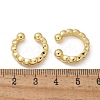 Rack Plating Brass Twist Rope Shape Cuff Earrings EJEW-G288-08G-3