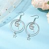 Alloy Moon Dangle Earrings EJEW-JE06162-2