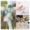 3 Rolls 3 Colors Polyester Frayed Fringe Ribbon OCOR-TA0003-81B-8