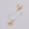 Transparent Painless Prevent Allergy Resin Stud Earring Findings KY-L005-06G-1