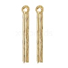 Brass Stud Earrings for Women EJEW-U050-01G-4