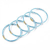 PVC Plastic Buddhist Bangle Sets BJEW-T008-18A-2