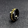 304 Stainless Steel Rotatable Chain Finger Rings for Men FS-WG60CA3-53-1