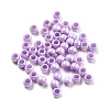 UV Plating Rainbow Iridescent Acrylic Beads PACR-D300-01E-1