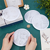 Imitation Hemp Round Fascinator Hat Base for Millinery LS-AJEW-WH0472-45A-04-3