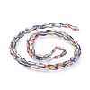 Electroplate Glass Beads Strands EGLA-L015-HP-A03-3