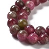 Natural Watermelon Tourmaline Bead Strands G-NH0006-A01-03-4