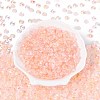 Baking Paint Transparent Glass Beads DGLA-T004-07J-1