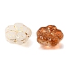 Painted Transparent Glass Beads GL-CBA48E7-01-2