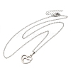 Non-Tarnish 306 Stainless Steel Pendant Necklace for Women NJEW-Q772-01P-02-1