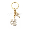 Cute Enamel Cat Pendant Keychain KEYC-JKC00420-3