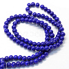 Baking Paint Glass Round Bead Strands X-DGLA-Q020-8mm-35-3