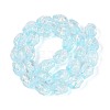Handmade Foil Glass Beads Strands FOIL-N033-02F-2