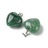 Natural Green Aventurine Pendants G-F820-10A-25-2