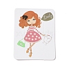 Rectangle Paper Hair Clip Display Cards CDIS-C004-03H-2