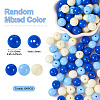 Opaque Acrylic Beads OACR-TAC0014-06G-4