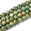 Baking Paint Glass Beads Strands DGLA-N016-10mm-07-1