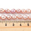 Natural Cultured Freshwater Pearl Beads Strands PEAR-P062-29G-X-5