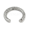 304 Stainless Steel Ring with Rhinestones RJEW-D083-08P-3