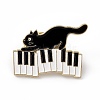 Cartoon Cat Enamel Pin JEWB-A005-26-02-1