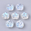 Electroplate Transparent Glass Beads LS-GLAA-N035-07A-E01-1