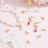 20Pcs Brass Connector Charms KK-BBC0028-61-4