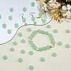 100Pcs Transparent Spray Painted Glass Beads GLAA-DC0001-61B-4