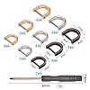 Alloy D-Ring Shackles Clasps PALLOY-PH0005-86-2