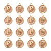 Golden Plated Alloy Enamel Charms X-ENAM-S118-06P-2