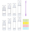   8Pcs 8 Style Plastic Portable Refillable Airless Pump Bottles AJEW-PH0011-42-1