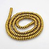 Electroplate Non-magnetic Synthetic Hematite Beads Strands G-J216C-06-2