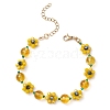 Flower Natural Quartz Crystal Beaded Stretch Bracelets for Women BJEW-TA00555-2