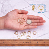 Eco-Friendly Brass Earring Hoops Findings KK-TA0007-40-12