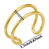 Stainless Steel Cuff Rings for Women AY9987-2-3