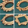 Fingerinspire 4Pcs 4 Style Oval & Square Retro Resin Photo Frames AJEW-FG0001-46-4