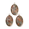 Dyed Synthetic Imperial Jasper Pendants GG-CBAA20A-04G-01-1