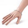 Natural Pearl & Glass Seed Beaded Stretch Bracelet for Women BJEW-JB09031-5