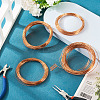 4 Rolls 4 Sizes Round Aluminum Wire AW-TA0001-04B-01-6