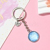 Alloy Glass Keychain KEYC-YW00068-03-1