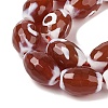 Natural Tibetan dZi Agate Beads Strands G-Q194-B02-01-4